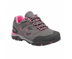 Regatta Childrens/Kids Holcombe Low Junior Hiking Boots (Silver Grey/Heather Violet) - RG3621