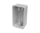 SUB0200  Surface Mount Back Box   Ideal For 100V Volume Control Wall Plate  124mm(L) x 69mm(W) x 49mm(D)