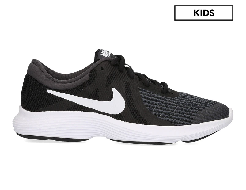 Nike Grade-School Boys' Revolution 4 Shoe - Black/White-Anthracite