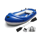 Aqua Marina Inflatable Boat Kayak Canoe Wildriver 2/3 Person Fishing Raft Paddle Navy