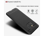 Grey For Huawei Mate 20 Pro Shockproof Protective TPU Back Cover Anti Knock Case