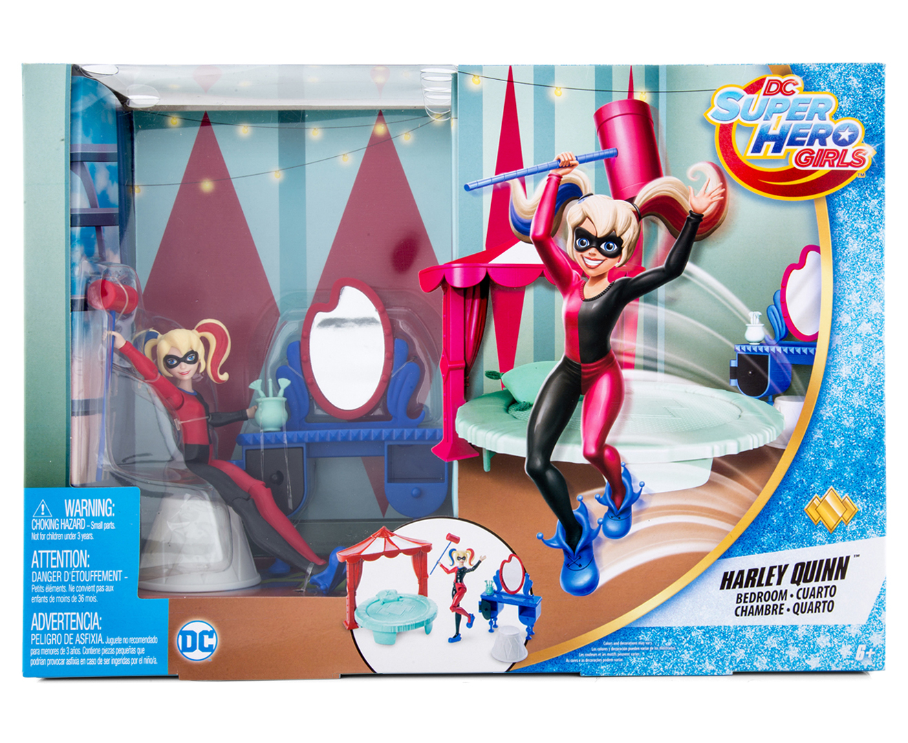 Dc Comics Super Hero Girls Harley Quinn Bedroom Set Catch