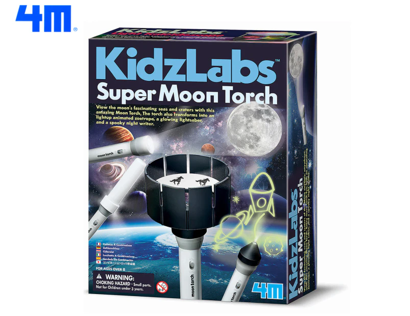 4M KidzLabs Super Moon Torch 