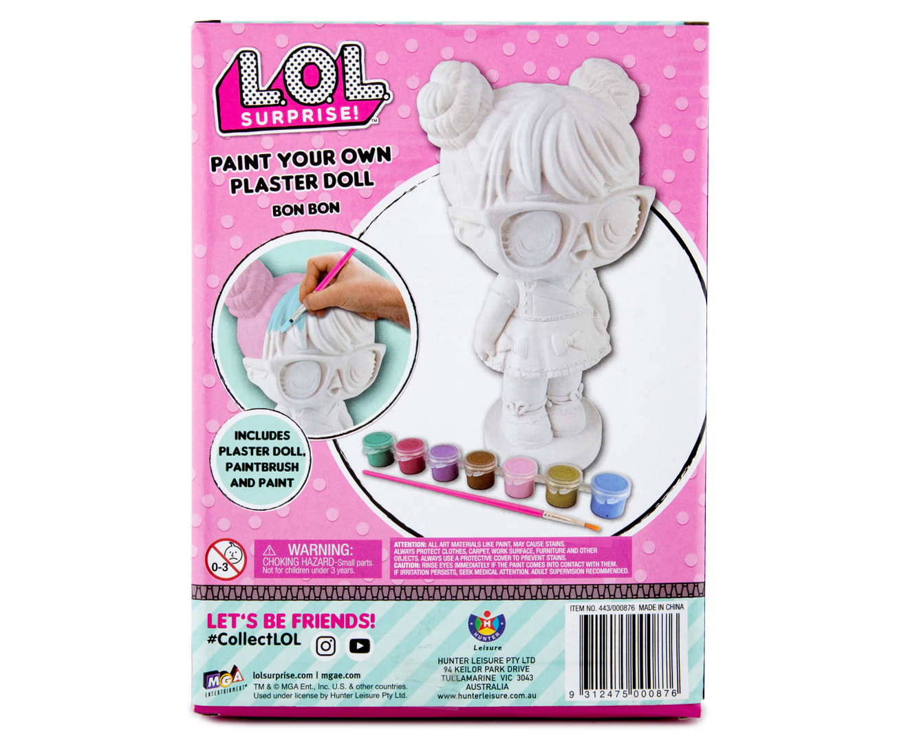 lol paint your own plaster doll