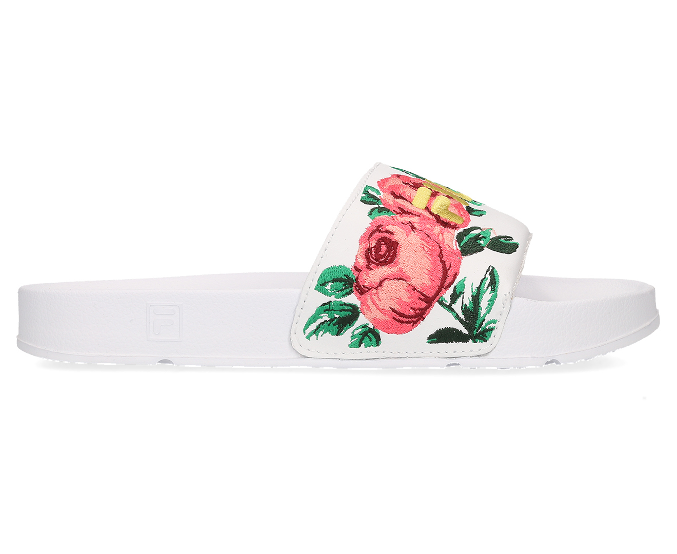 Fila store floral slides