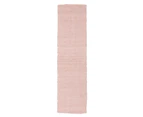 Piazza Chunky Natural Fiber Barker Runner - Pink - 80x300cm