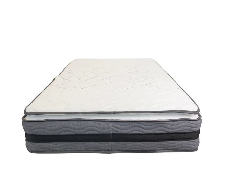 Deluxe Memory Foam Mattress - Pillow Top Pocket Spring - Double