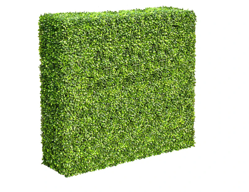 Artificial Portable Hedge UV Stabalised - 100x100x30cm - Mixed Boxwood