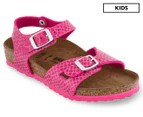 Birkenstock Kids' Rio Narrow Fit Sandal - Magic Snake Pink