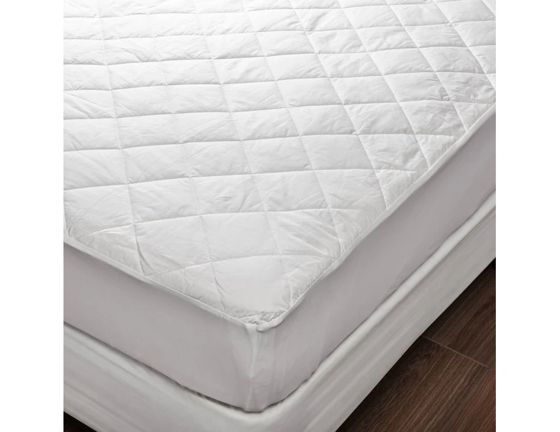 100% Cotton Cover and 100% Cotton Fill Fully Fitted Mattress Protector for King Single Size Bed