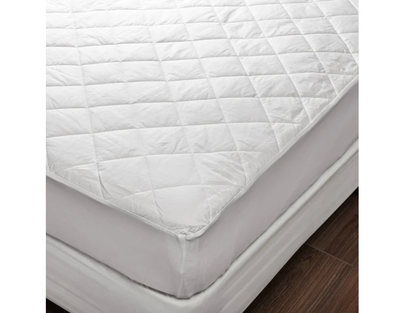 100% Cotton Cover and 100% Cotton Fill Fully Fitted Mattress Protector for Single Size Bed