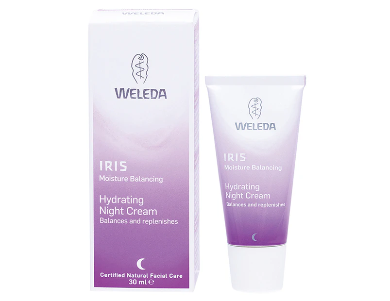 Weleda Iris Moisture Balancing Hydrating Night Cream 30mL