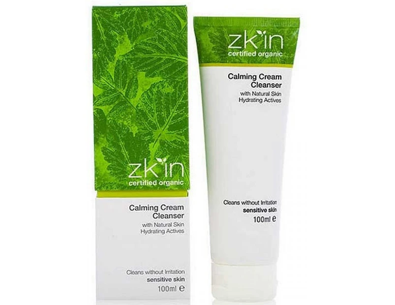 Zk'in Certified Organic Sensitive Non Irritating Calming Cream Cleanser 100 ml