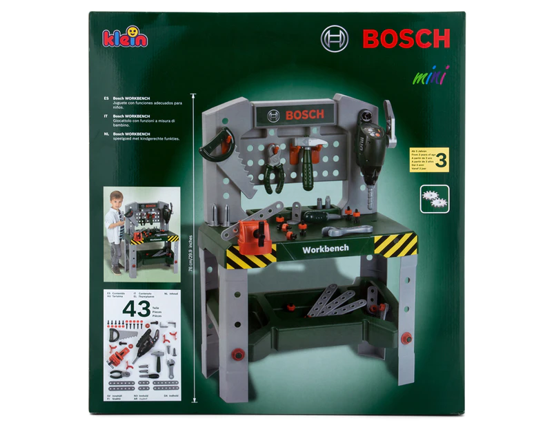 Bosch Kids 43-Piece Mini Workbench