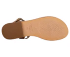 Siren Women's Bocca Leather Sandal - Tan Calf