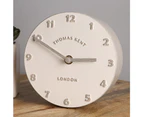 Thomas Kent 15cm Osprey Mantle Desk Clock - Silver Birch