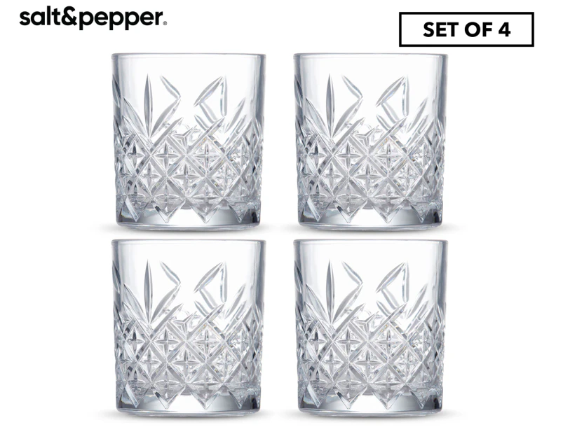 Set of 4 Salt & Pepper 355mL Winston Tumblers