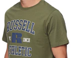Russell Athletic Men's Athletic T-Shirt - Khaki Green
