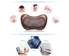 Yescom Electric Shiatsu Massage Pillow Heat Knead Cushion Neck Back Massager Home Car