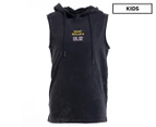St Goliath Boys' Dipping Hooded Muscle Tank - Black