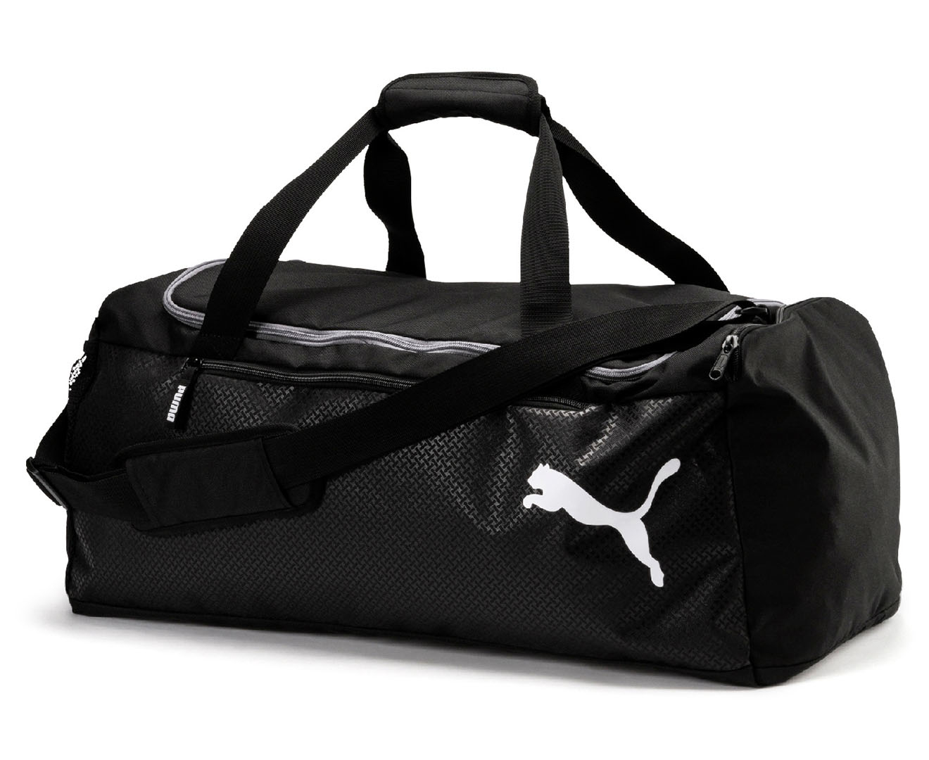 Puma Medium Fundamentals Sports Bag - Puma Black | Catch.com.au