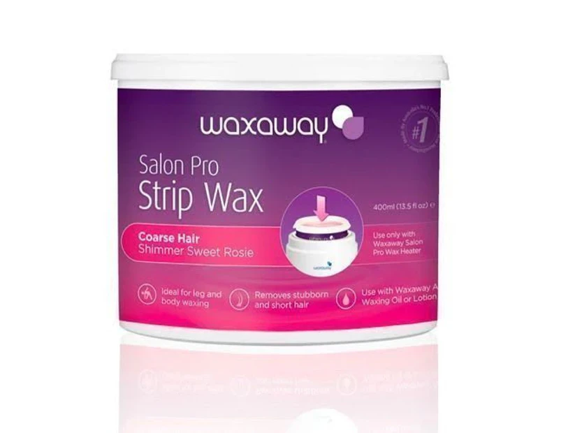Waxaway Salon Pro Sweet Rosie Strip Wax 400g Waxing Skin Hair Removal