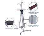 Yescom Folding Vertical Climber Stepper Exercise Cardio Machine Full Body Workout Equipment Fitness Gym Home