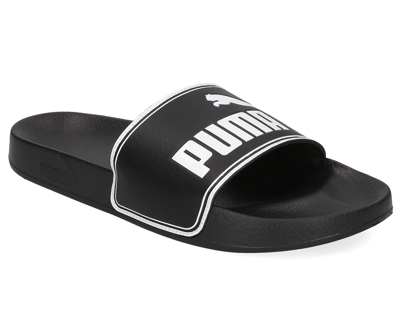 puma furry slides