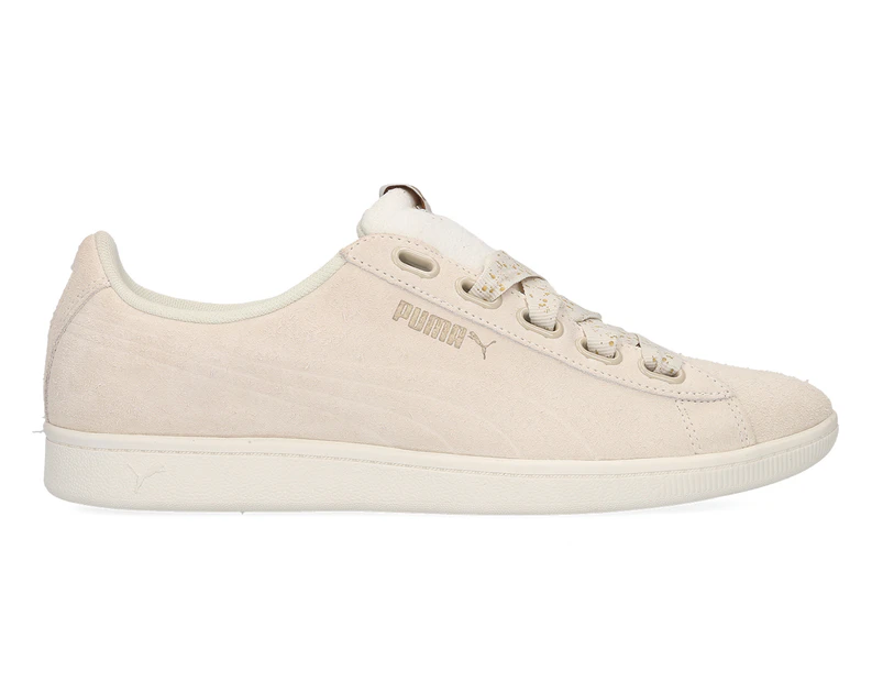 Puma Women's Vikky Ribbon Dots Sneakers - White