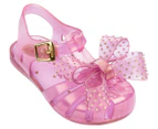 Mini Melissa Girls' Aranha XIII Shoe - Pink Glitter