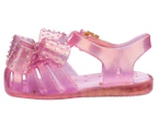 Mini Melissa Girls' Aranha XIII Shoe - Pink Glitter