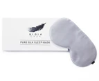 Gioia Casa Pure Silk Sleep Mask - Silver
