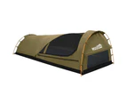 Free Standing Swag Tent with King Single Mattress Pillow Set