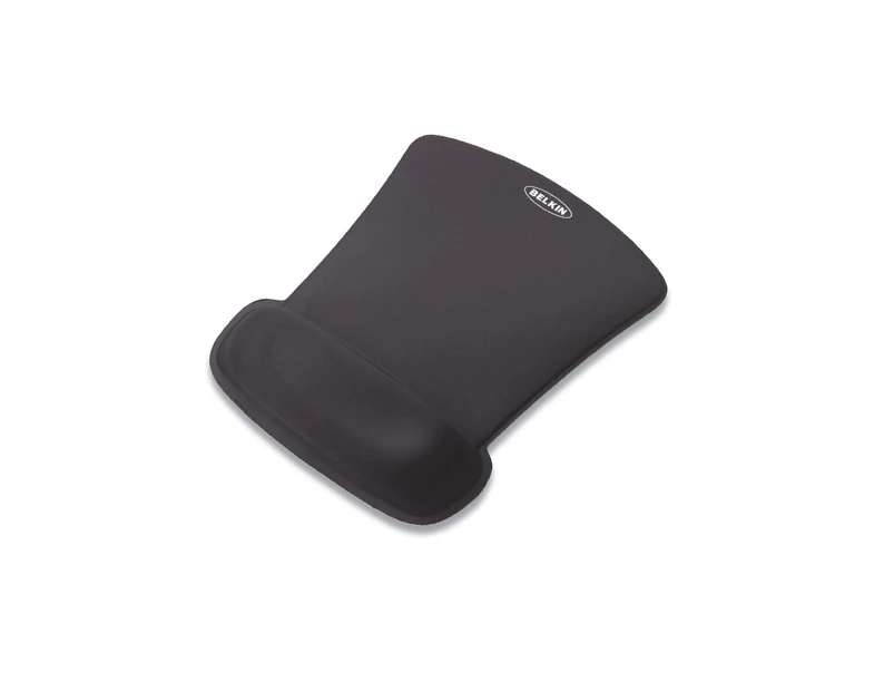 Belkin WaveRest Gel Mouse Pad with Wrist Pillow - Black
