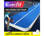 Everfit 4MX2M Airtrack Inflatable Air Track Tumbling Mat Floor Home Gymnastics