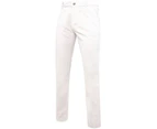 Outdoor Look Mens Willis Slim Fit Casual Chino Trousers - White