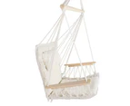 Gardeon Hammock Hanging Swing Chair - Cream