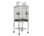 PET-BIRDCAGE-A102-BK Large Bird Cage with Perch - Black
