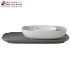 Maxwell & Williams Elemental 3-Piece Rectangle Platter & Bowl Set