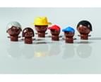 Mobilo Construction Toy Family - Dark Brown 1