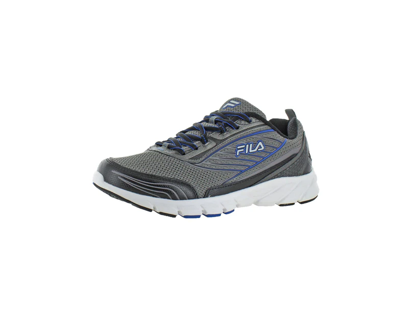 Fila Men's Athletic Shoes - Running Shoes - Dark Silver/Black/Prince Blue