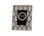 Hill Interiors Metallic Leaf Effect Design Photo Frame (Silver/Black) - HI3011