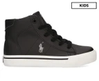 Polo Ralph Lauren Kids' Easten Mid Shoe - Black/Grey