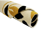 Designer Handmade Round Wool Rug - 5065 - Ivory/Gold - 150x150