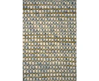 Sua - Flatwoven Modern Wool Rug - 506 - Silver/Gold