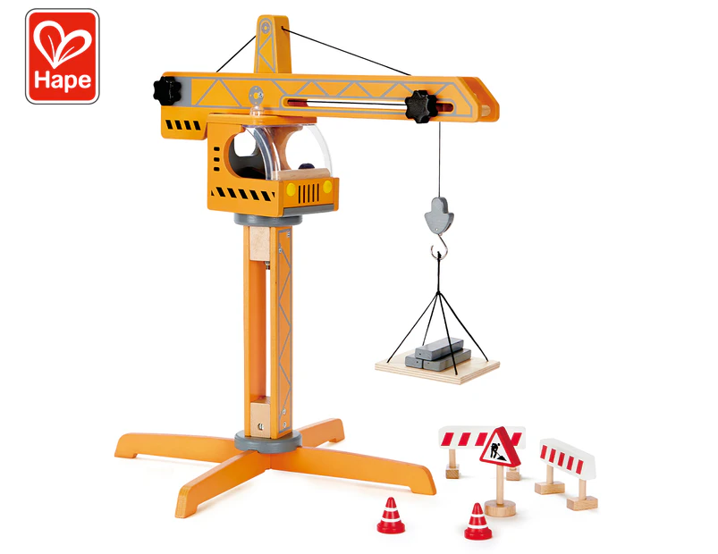 Hape Crane Lift Toy