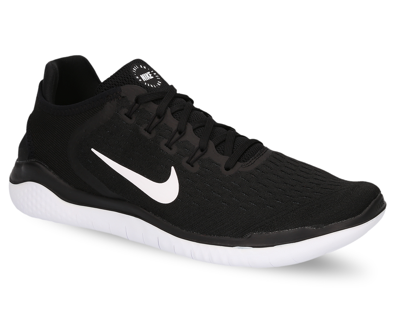 Nike free rn hot sale 2018 black mens