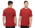 The North Face Men's Short Sleeve Essentials T-Shirt Tee - Caldera Red