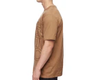 The North Face Men's Short Sleeve Scripter T-Shirt Tee - Cargo Khaki