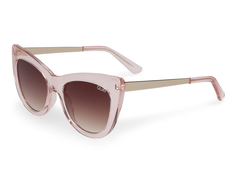 Quay Australia Women's Steal A Kiss Sunglasses - Pink/Brown 